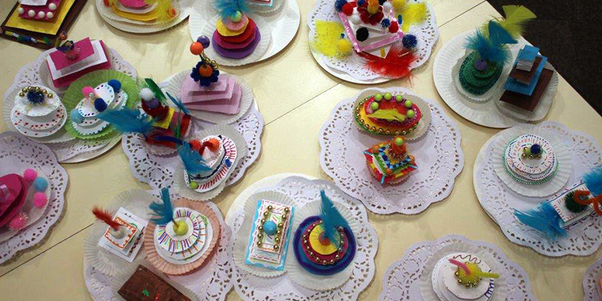 Rencards nomades : « Atelier gâteaux de papier » à la médiathèque de Vic-le-Comte