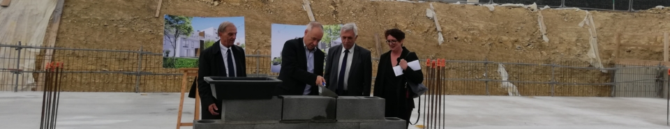Le centre multi-accueil des Loubrettes - Pose 1ère pierre (02/10/2019)