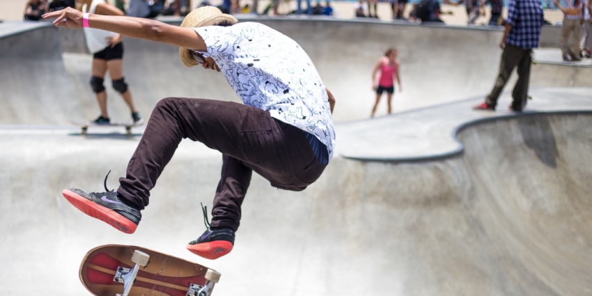 Pôle « Adolescents » : animation au skate park de Tallende
