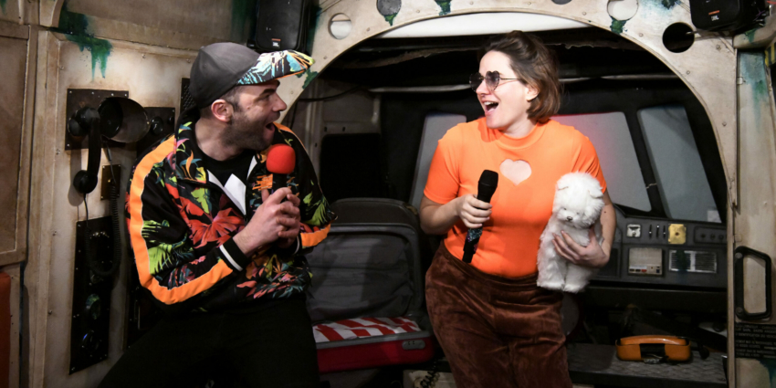 Scènes éphémères – Collectif la Méandre : Radio banane