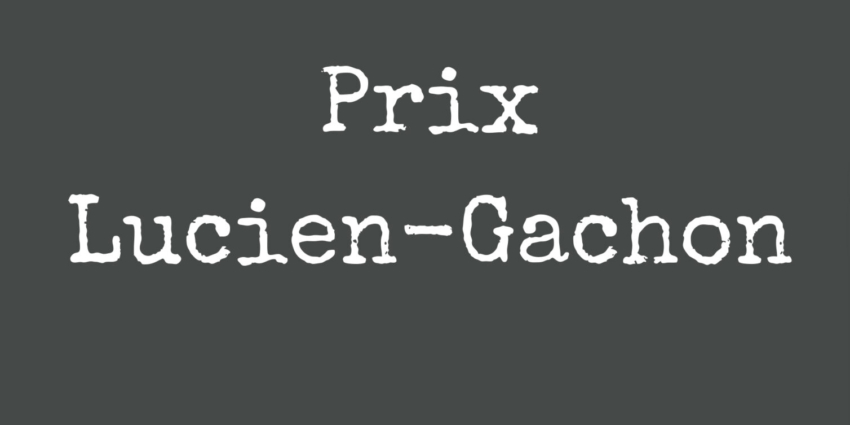Prix littéraire Lucien-Gachon