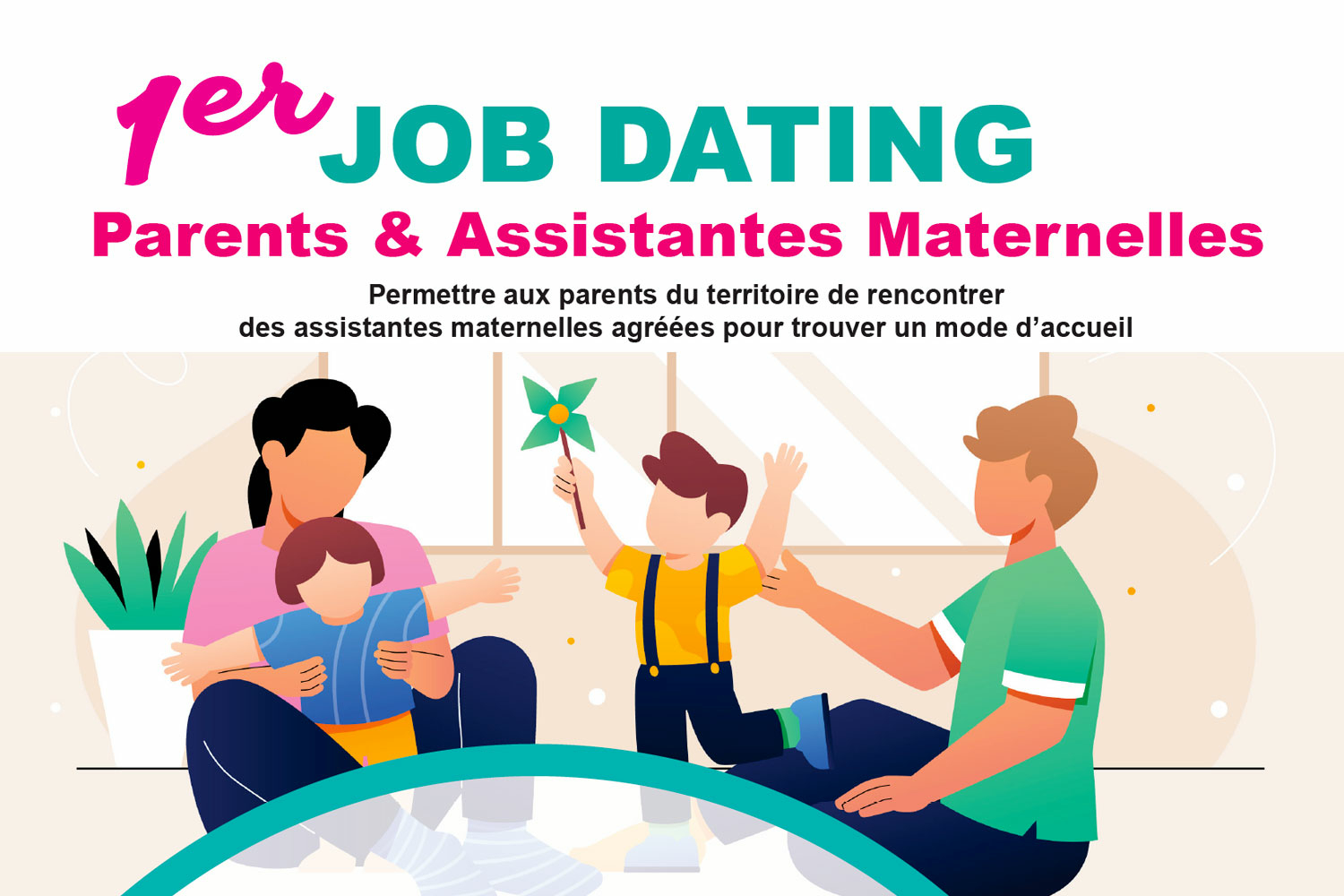 1ᵉʳ Job Dating Parents & Assistantes Maternelles le 3 octobre à Orcet